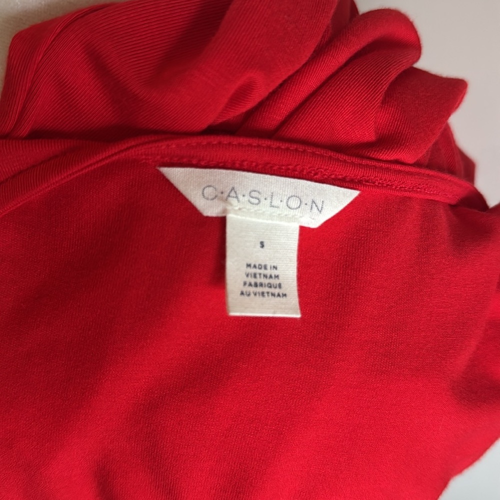 Caslon Elegant Red Jersey Maxi‎ Dress Size Small NWT - Picture 7 of 7